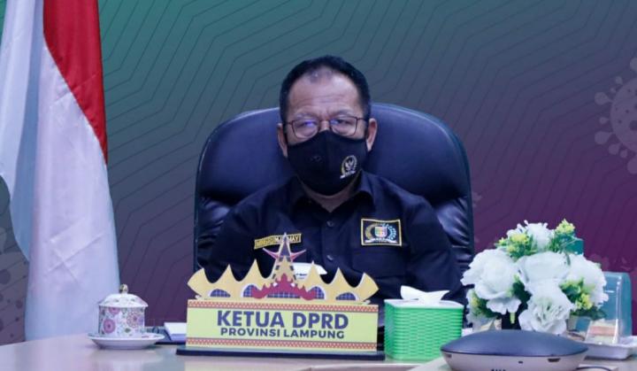 Ketua DPRD Provinsi Lampung Mingrum Sambut Baik Kebijakan Pemerintah Pusat Soal Antigen dan PCR Tidak Jadi  Syarat Perjalanan Domestik